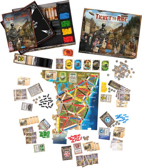Ticket to Ride: Legends of the West Setup